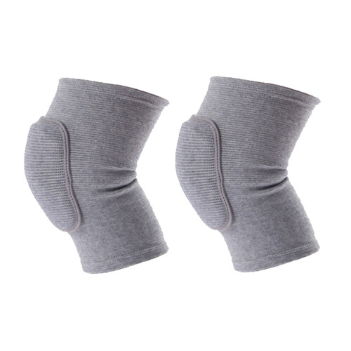 4Pièces Coudières Éponge Gris Support Élastique 1