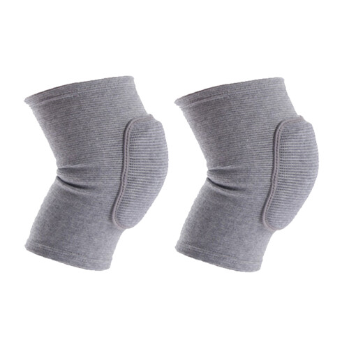 4Pièces Coudières Éponge Gris Support Élastique 2