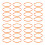 32Pièces Courroies Oranges Pour Machine À 4