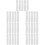 140Pcs Premium Elastic Bra Extenders White Comfortable Hook Clasps 11