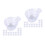 600Pcs Ergonomic Clear Plastic Urine Cups for Pregnancy and Lab Sample 8