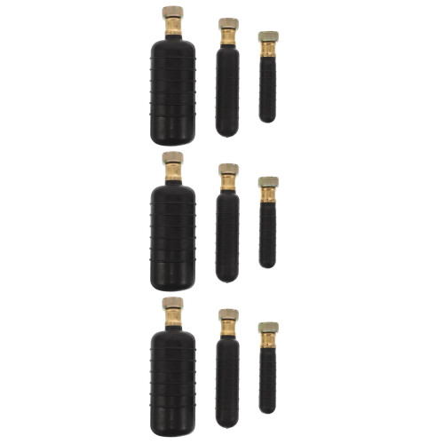 9Pcs Rubber Drain Bladder Kit for Powerful Sewer and Sink Unclogging 2