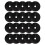 100Pcs Black Reusable Non-Woven Tree Mulch Ring Root Protection Mat 2
