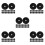 100Pcs Black Reusable Non-Woven Tree Mulch Ring Root Protection Mat 4