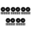 100Pcs Black Reusable Non-Woven Tree Mulch Ring Root Protection Mat 5