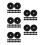 100Pcs Black Reusable Non-Woven Tree Mulch Ring Root Protection Mat 7