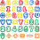 41-teiliges Polymer Clay Ausstechformen-Set – Alphabet, Zahlen & 1
