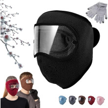 Zacht thermisch masker met afneembare bril