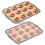 Silikone muffinform, 12 kopper, foldbar med metalramme 1