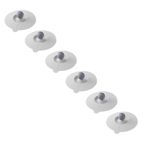 Runde Silikon-Becherdeckel, 4er-Pack, staubdicht, hitzebeständig 1