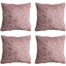 Nanahuang Throw Pillows Set of 4,Bohemian Farmhouse Home Decoration for Living Room Sofa, Car Decoration 18x18Inch (White)