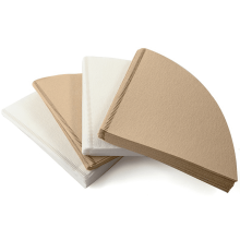 Filtres à café jetables V60 non blanchis, 50 pièces