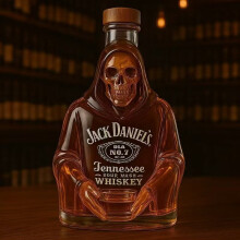 Interesting whiskey bottle 320ml, transparent glass bottle, decanter, a variety of styles to choose from, holiday gifts, suitable for collection.