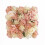 Fondo de pared de flores artificiales Panel de rosas de seda 1.15 pies 1