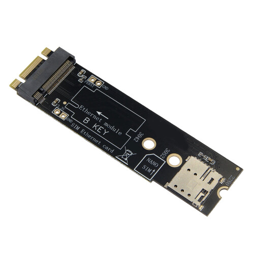 M Key2280 naar B Key3042/3052 PCIe-adapter