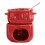Chocolate Melting Cup Red 4.25x4.33 in 1 pc 1