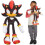 Sonic Shadow Hedgehog Plush Pillow for Kids, One Size 1