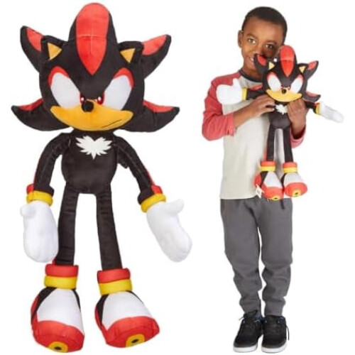 Sonic Shadow Hedgehog Plush Pillow for Kids, One Size