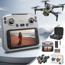 under $5 Drone With 1080P ESC Camera Brushless Motor Remote Control With 5.9 Inch Screen Display 2.4G RC Quadcopter Altitude Hold For Kids Adults