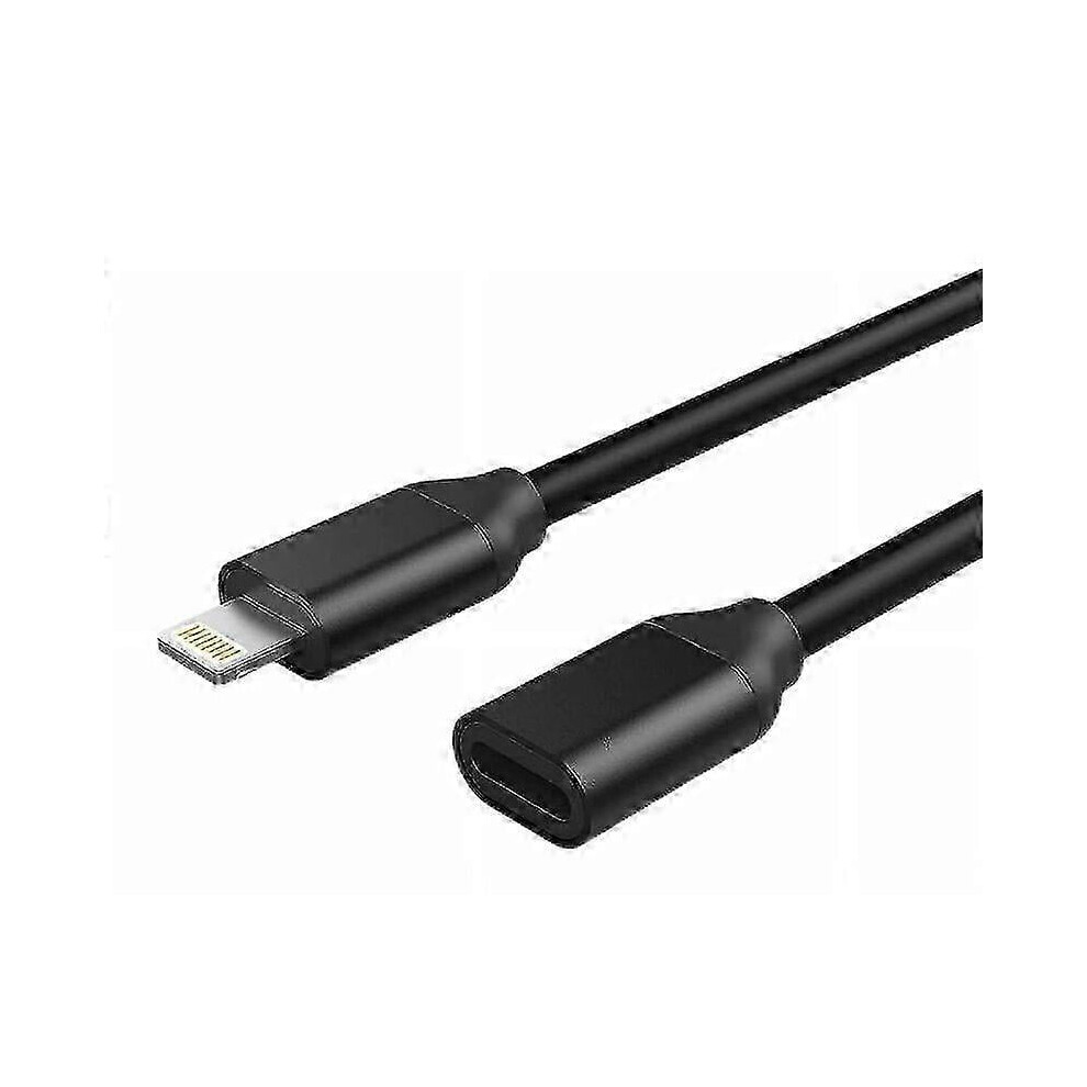 2Pc Lightning Cable Extension 1M For Compatible Devices, Mfi Certified Extension Cord Female To Male Connector For Audio Video Music Transfer 9336866712049