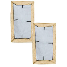 Cubierta impermeable para columpio con toldo, resistente a los rayos UV, 75 x 47 pulgadas, paquete de 2.