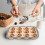 Silikone muffinform, 12 kopper, foldbar med metalramme 4