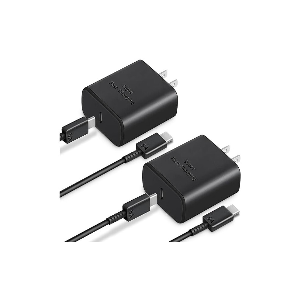 Zc2 45W Usb-C Charger Block + 6Ft C-To-C Cable, Compatible With Samsung Galaxy S24/S23/S22/S21 Series 9336866712711
