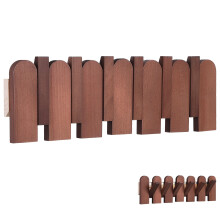 Coat Rack Wood Design for Hanging Hats and Bags in Entrance Area 1Pcs