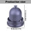 Clear Dice Cup with Lid, Portable Automatic Dice Shaker, Compatible with Standard Dice 3