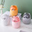 2-Pack Cute Mini Desktop Trash Can with Flip Lid 5