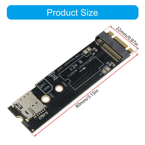 M Key2280 naar B Key3042/3052 PCIe-adapter 2