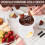 Chocolate Fondue Set Ceramic Pot for 4 People 6