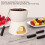 Chocolate Fondue Set Ceramic Pot for 4 People 4