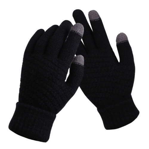 Touchscreen Snowflake Strikkede Handsker Unisex 2