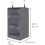 Organizator de dulap pliabil, gri, pachet de 2 3