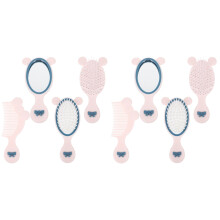 2Ensembles Styling Et Brosse Blanche Portable Pour Enfant