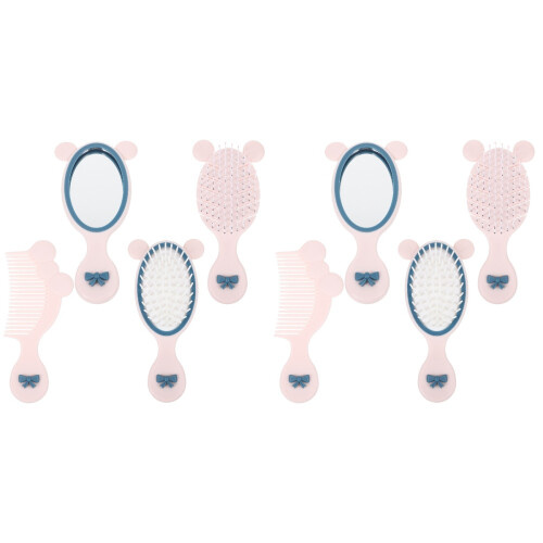 2Ensembles Styling Et Brosse Blanche Portable Pour Enfant