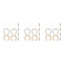 6Sets Brass Faucet Lock Nut Kit Secure Sink Water Tap Filter Fixing