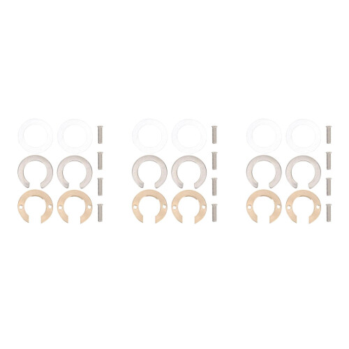 6Sets Brass Faucet Lock Nut Kit Secure Sink Water Tap Filter Fixing