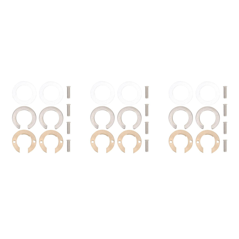6Sets Brass Faucet Lock Nut Kit Secure Sink Water Tap Filter Fixing 3691177076539