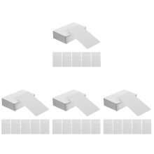 200Pièces Cartes Métalliques Blanches Pour Sublimation Et Gravure