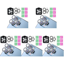 15Sets Multi Rear Lens Film Phone Camera Glass Protector Easy Install