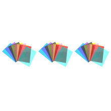 27Pcs Photography Light Gels Filter Sheets High Toughness