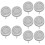 5Paires D'oreilles Argenté Design Moderne 11