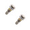 2Pcs Compact Silver Rv Bathroom Floor Drain Part with Rust Resistance 1