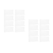 16Pcs Transparent Acrylic Closet Dividers for Clothes Towels and Books