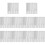 100Pcs Transparent PP Book Covers for Soft and Hardbooks Adjustable 1