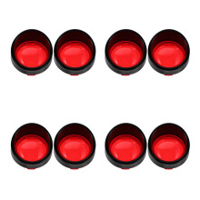 4Pairs ABS Motorcycle Turn Signal Cover Lens Multi Color Durable Fit