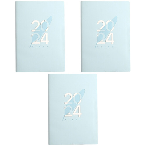 3Pcs Blue Efficient Plan Pad Teacher Plan Book Weekly to Do List