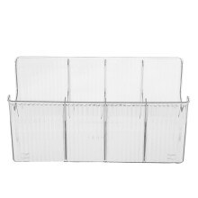 2Pcs Plastic Clear Cd Storage Cases Holder for Desktop and Travel Use